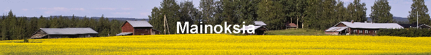Mainoksia