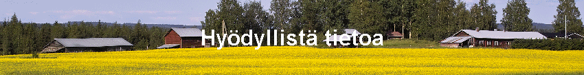 Hy�dyllist� tietoa